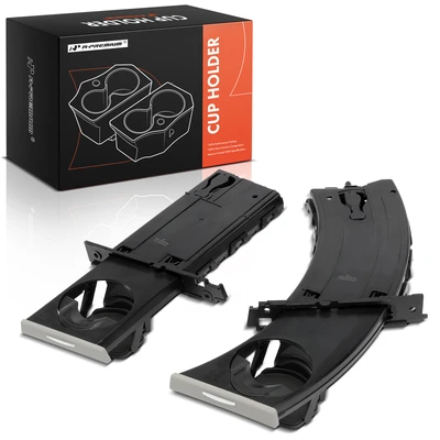 2 Pcs Front Retractable Cup Holder Insert