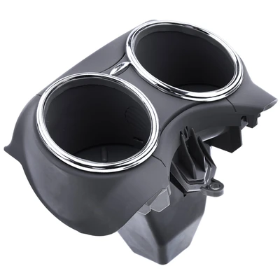 Front Gray Dual Cup Holder