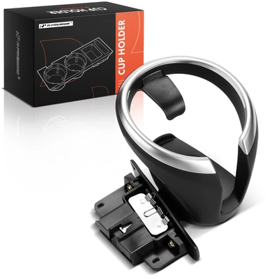 In Center Console Black Plastic Cup Holder