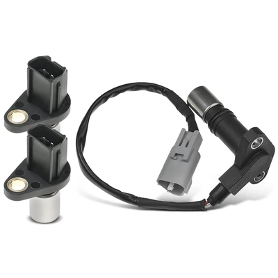 2 Pcs Camshaft & 1 Pc Crankshaft Position Sensor