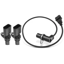 2 Pcs Camshaft & 1 Pc Crankshaft Position Sensor for 2005-2008 Audi A4