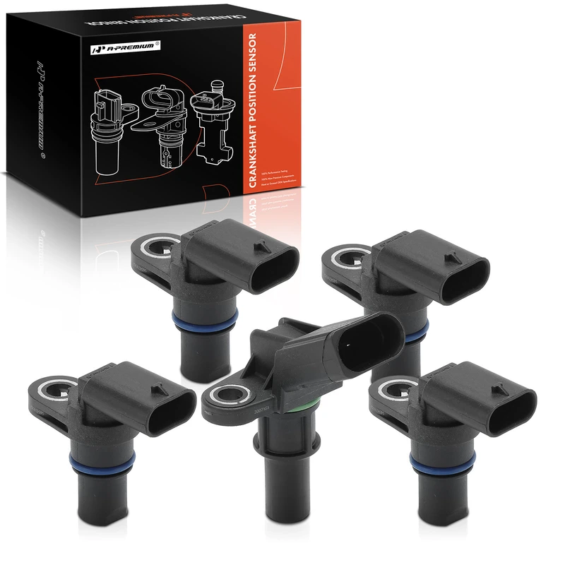 5 Pcs Camshaft & Crankshaft Position Sensor for Audi R8 2008-2012 2014-2015