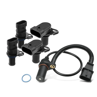 4 Pcs Camshaft & 1 Pc Crankshaft Position Sensor