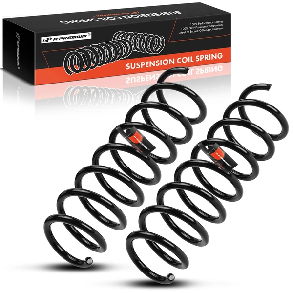 2 Pcs Rear Coil Springs for BMW 535d xDrive 2014-2016 L6 3.0L Except Adaptive Drive