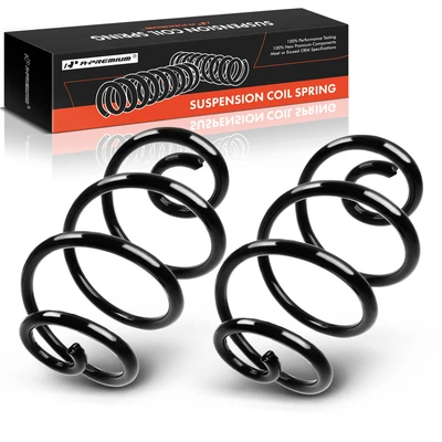 2 Pcs Rear Suspension Coil Springs