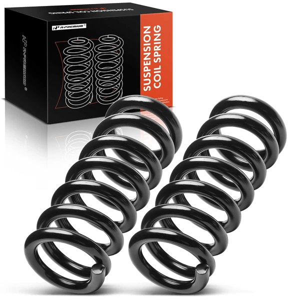 2 Pcs Front Coil Springs for 1989-1993 Dodge D350