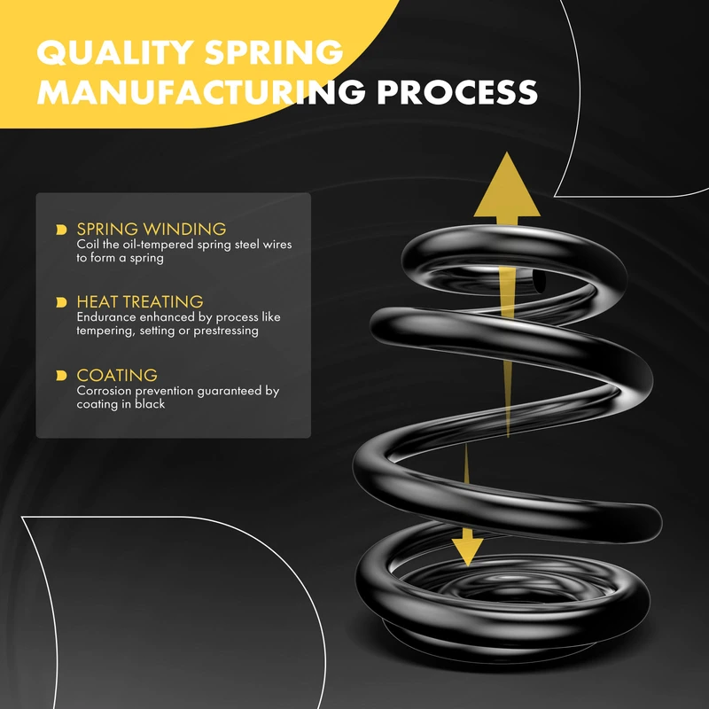 2 Pcs Front Suspension Coil Springs for Chevrolet Impala Buick Pontiac 1997-2008