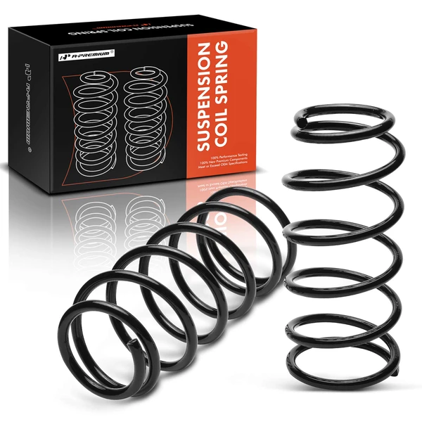 2 Pcs Front Coil Springs for 2001 2005-2007 Dodge Grand Caravan