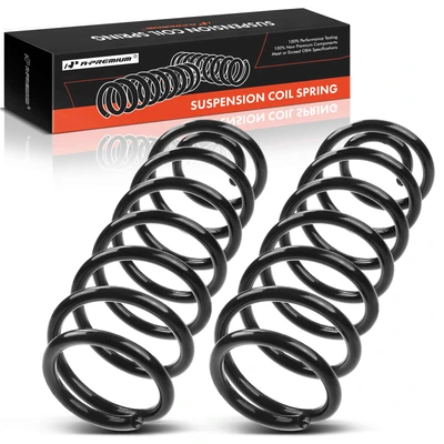2 Pcs Rear Suspension Coil Springs