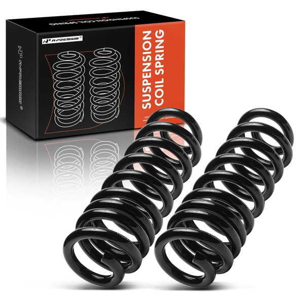 2 Pcs Front Coil Springs for 1998 Ford E-350 Econoline