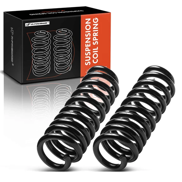 2 Pcs Front Coil Springs for 2003-2005 Ford E-150 Club Wagon