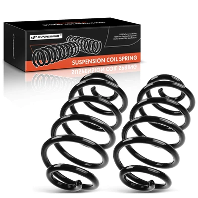 2 Pcs Rear Suspension Coil Springs