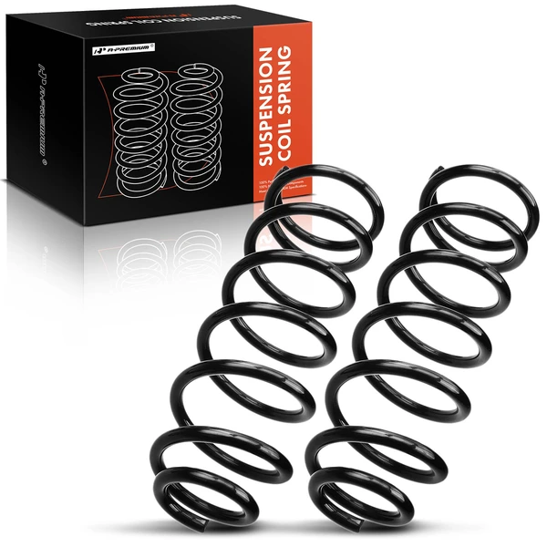 2 Pcs Rear Suspension Coil Springs for 2001-2009 Toyota Prius