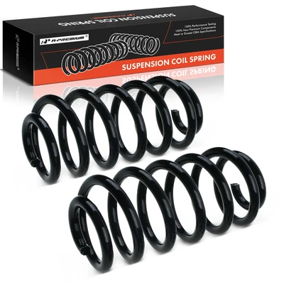 2 Pcs Rear Suspension Coil Springs