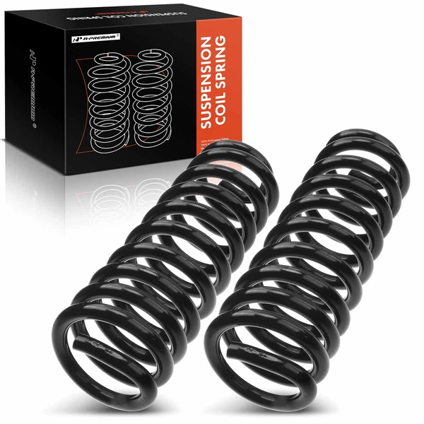 2 Pcs Front Suspension Coil Springs for 1980-1996 Ford F-250