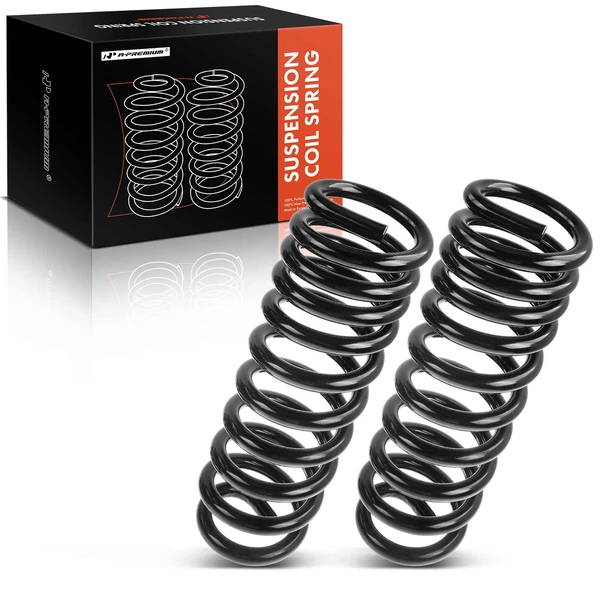 2 Pcs Front Variable Rate Coil Springs for 1980-1996 Ford F-350