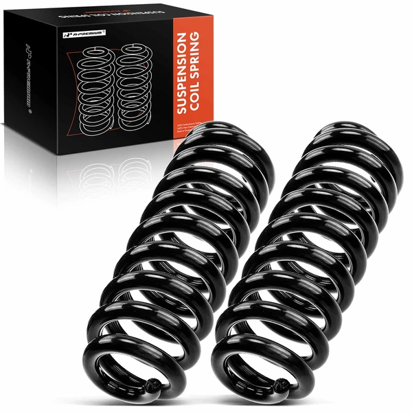 2 Pcs Front Suspension Coil Springs for 1980-1996 Ford F-350