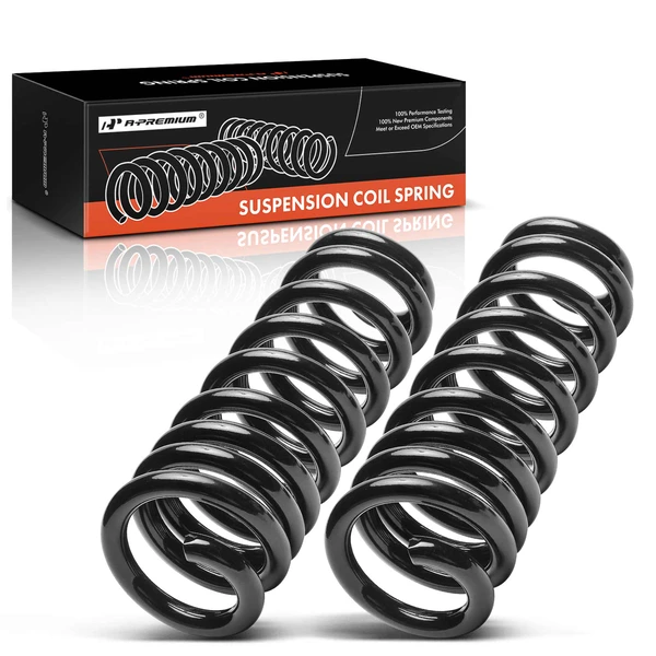 2 Pcs Front Coil Springs for 1992-1998 Ford E-150 Econoline