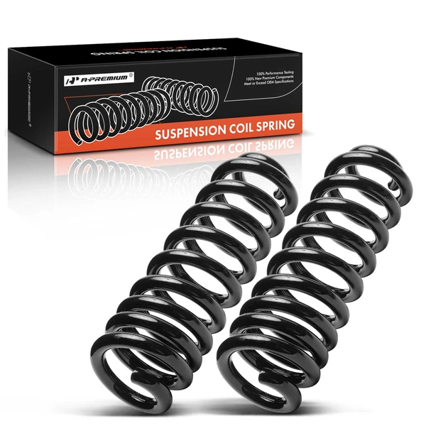 2 Pcs Front Coil Springs for 1992-1997 Ford E-350 Econoline