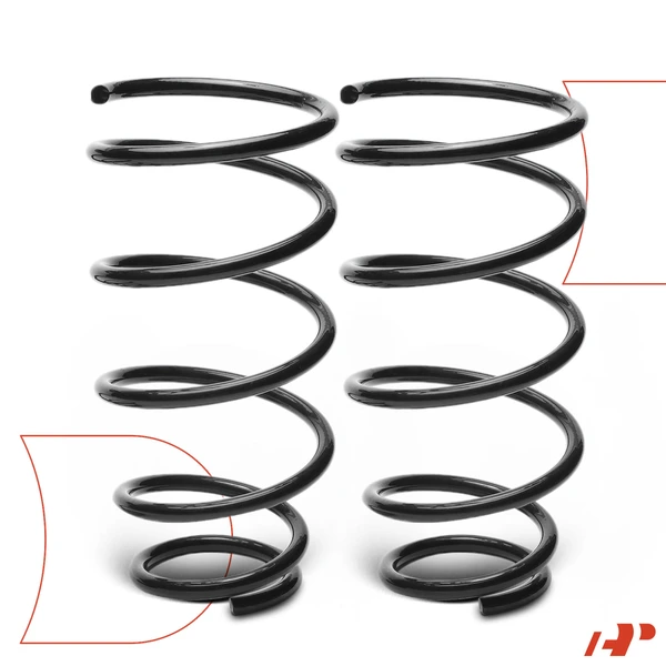 2 Pcs Front Coil Springs for Toyota Camry 1995-1999 & 2002 2.2L 2.4L