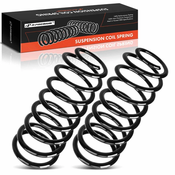 2 Pcs Front Suspension Coil Springs for 2000-2005 Jeep TJ