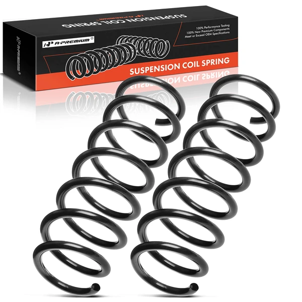 2 Pcs Front Suspension Coil Springs for 2012-2013 BMW 530i