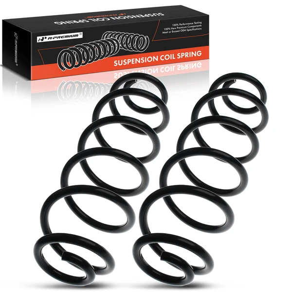 2 Pcs Rear Suspension Coil Springs for 2009-2015 Audi A4