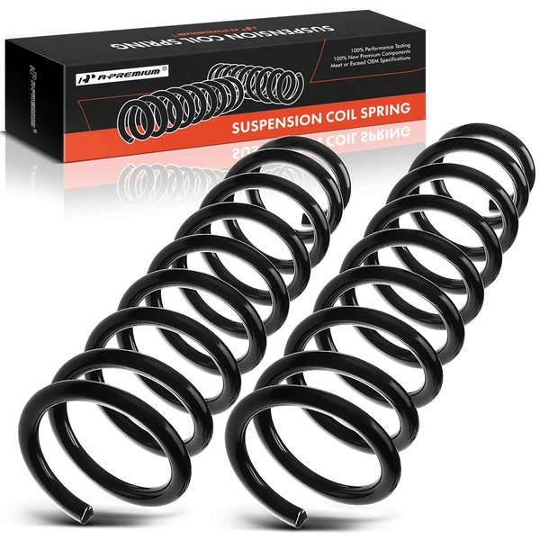 2 Pcs Rear Suspension Coil Springs for 1996-2001 Audi A4 Quattro