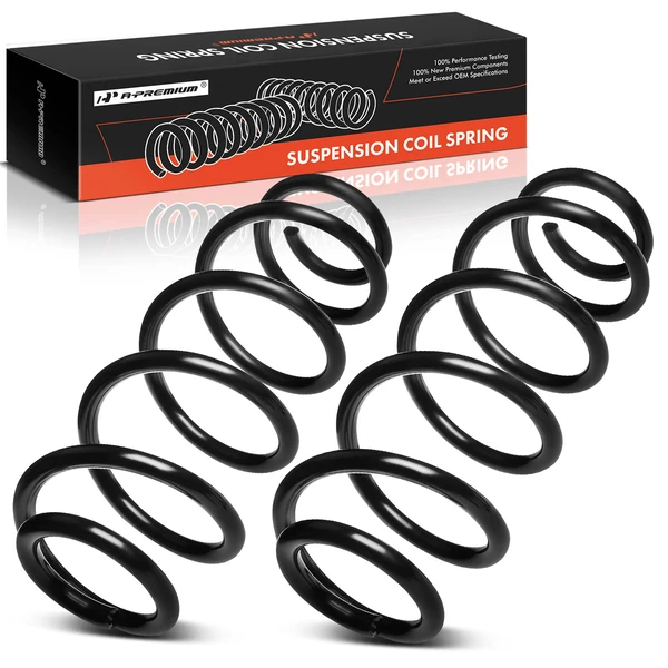 2 Pcs Front Suspension Coil Springs for 1997-2001 Audi A4