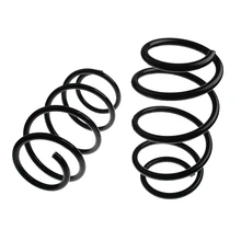 2 Pcs Front Suspension Coil Springs for 1999-2003 BMW 540i