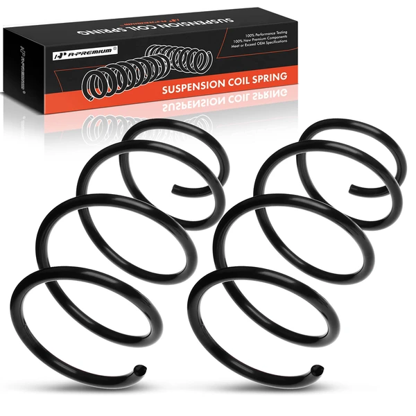 2 Pcs Front Suspension Coil Springs for 2001-2005 BMW 330xi