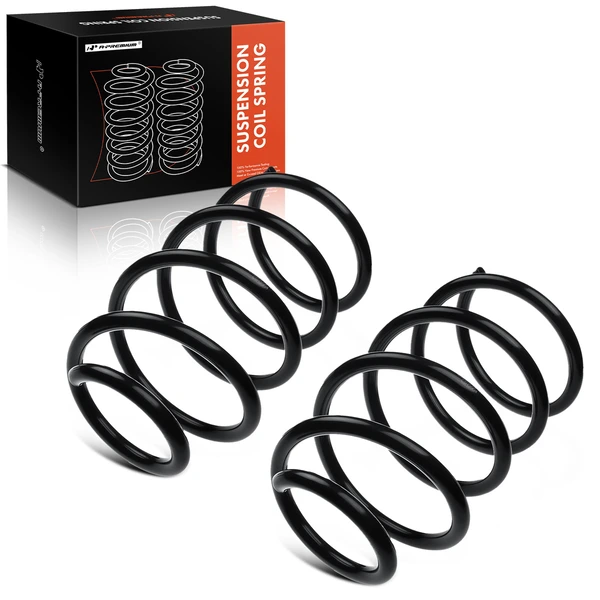 2 Pcs Front Suspension Coil Springs for 2006-2007 BMW 530xi