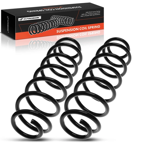 2 Pcs Rear Suspension Coil Springs for 1998-2005 Volkswagen Golf