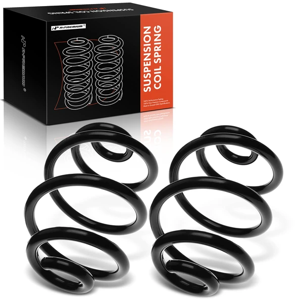 2 Pcs Rear Suspension Coil Springs for 1992-1995 BMW 320i