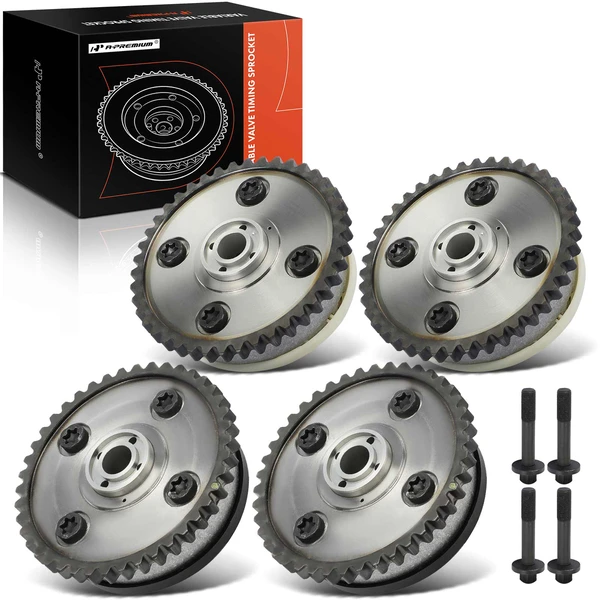4 Pcs Intake & Exhaust Engine Variable Valve Timing (VVT) Sprocket for BMW 550i X5