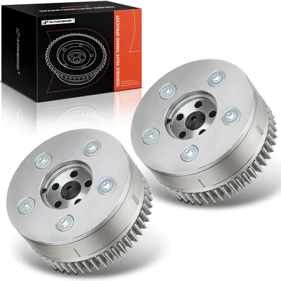 2 Pcs Intake & Exhaust Camshaft Adjuster VVT Gears