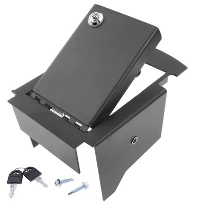 Center Console Safe Box with 2 Keys