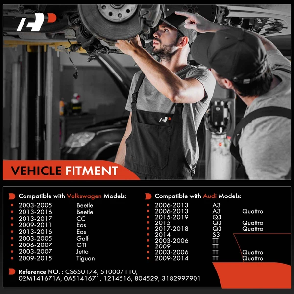 Clutch Slave Cylinder for Volkswagen Jetta Golf GTI CC Audi TT Q3 Quattro S3