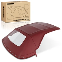 Bordeaux Convertible Soft Top with Plastic Window