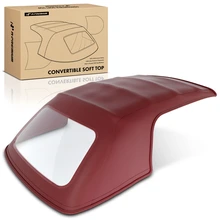 Bordeaux Convertible Soft Top with Plastic Window