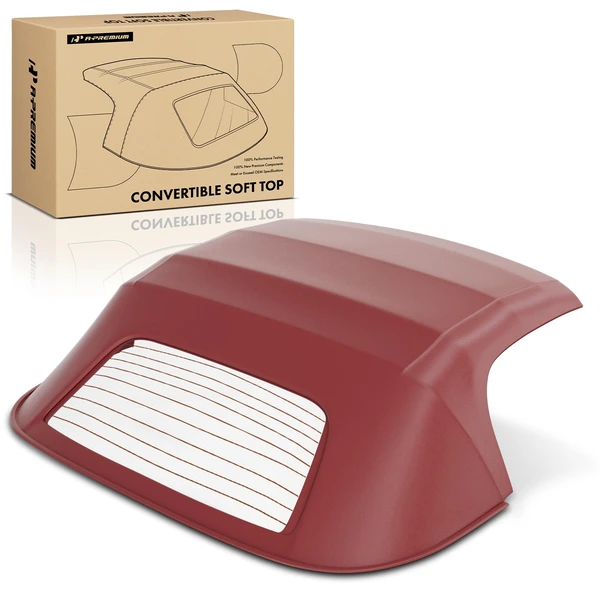 Bordeaux Convertible Soft Top with Glass Window for Honda S2000 2000-2009 2.0L 2.2L