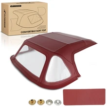 Bordeaux Convertible Soft Top with Plastic Window for MG MGB Convertible Coupe