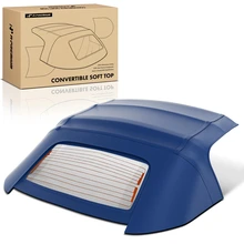 Blue Convertible Soft Top with Glass Window for 2000-2006 Toyota MR2 Spyder