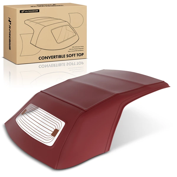 Bordeaux Convertible Soft Top with Glass Window for Ford Mustang 2005-2014 2-Door