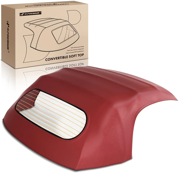Bordeaux Convertible Soft Top with Glass Window for Porsche Boxster 2005-2012