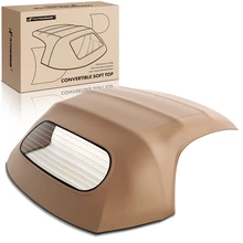 Brown Convertible Soft Top with Glass Window for 2005-2012 Porsche Boxster