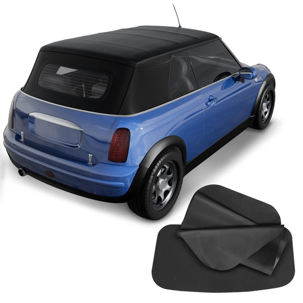 Black Convertible Soft Top for Mini Cooper 2003-2008 Convertible Hatchback Wagon