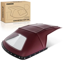 Bordeaux Convertible Soft Top with Plastic Window for Chrysler Sebring 1996-2006