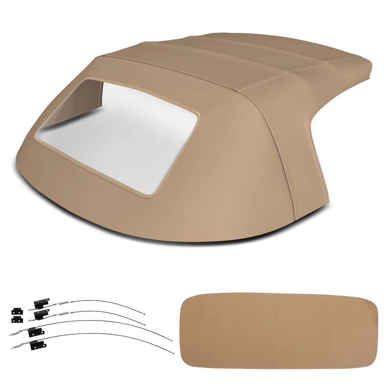 Convertible Soft Top with Plastic Rear Window for BMW E36 Z3 1996-2002 Tan