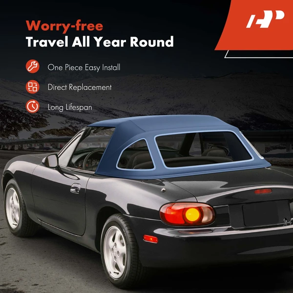 Blue Convertible Soft Top for Mercedes-Benz R129 380SL 81-85 450SL 75-80 560SL